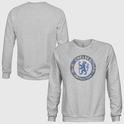  Chelsea 1863FC Pullover Crewneck Sweatshirt - Heather Gray
